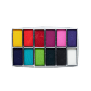 All You Need - 12 Colour Full Length Face & BodyArt Refillable FX Palette Sampler 12x 15g