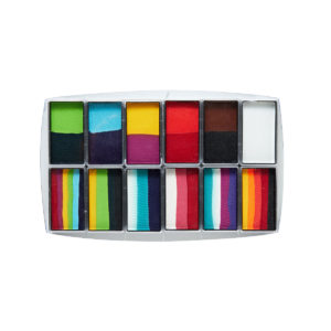 Carnival -  Multi One Strokes + Colours Face & BodyArt Palette Sampler 12x 15g